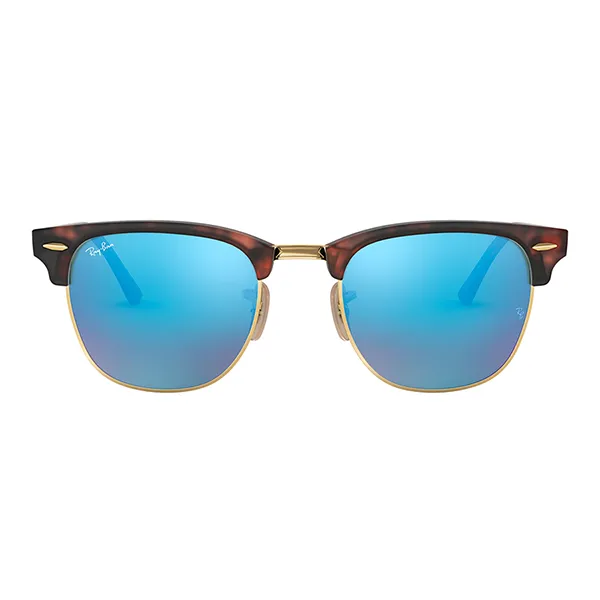 Kính Mát Rayban Clubmaster Flash Lenses Sunglasses RB3016 114517 Màu Xanh/Havana Size 49 - Kính mắt - Vua Hàng Hiệu