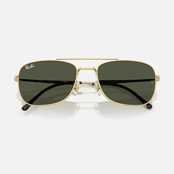 Kính Mát Rayban Green Lenses Sunglasses RB3755 001/31 Màu Vàng Xanh - Kính mắt - Vua Hàng Hiệu