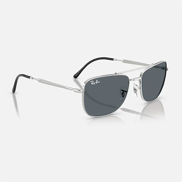 Kính Mát Rayban Green Polar Lenses Sunglasses RB3755 003/R5 Màu Bạc Xanh - Kính mắt - Vua Hàng Hiệu