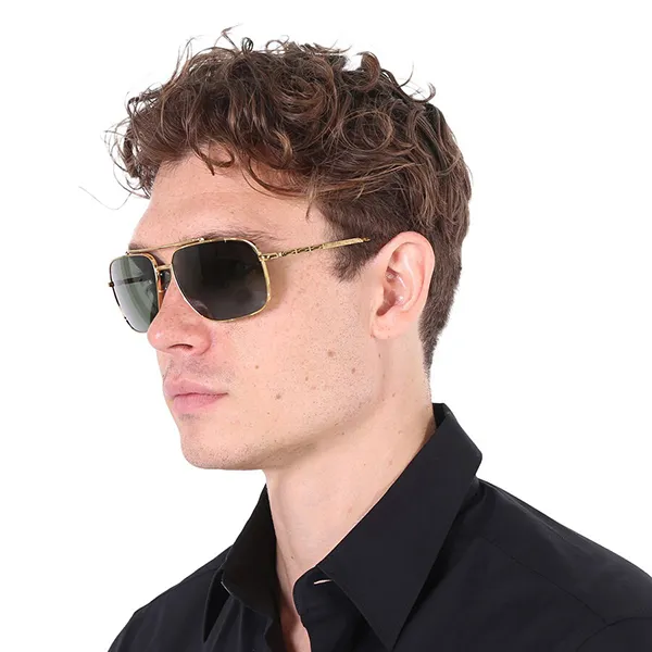 Kính Mát Rayban Green Square Unisex Sunglasses RB3796 919631 62 Màu Xanh Green