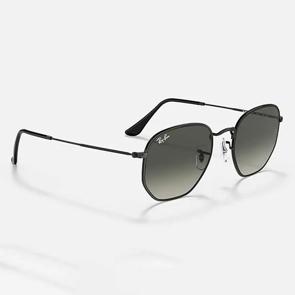 Kính Mát Rayban Hexagonal RB3548 002/71 Sunglasses Màu Xám Đen Size 51