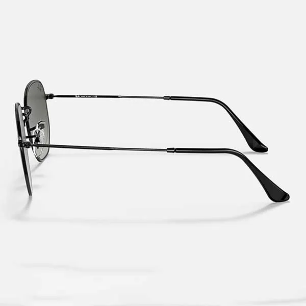 Kính Mát Rayban Hexagonal RB3548 002/71 Sunglasses Màu Xám Đen Size 51