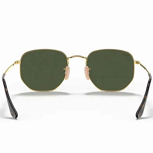 Kính Mát Rayban Hexagonal RB3548N 001 Sunglasses Màu Xanh Lá Size 54