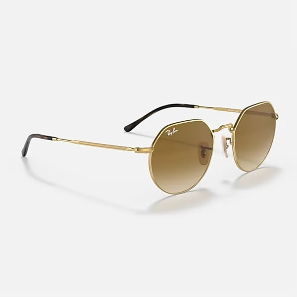 Kính Mát Rayban Jack Polished Arista Gold Sunglasses RB3565 001 Màu Vàng Nâu