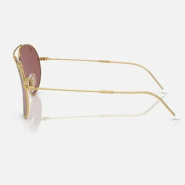 Kính Mát Rayban Lenny Kravitz X Aviator Reverse BR0101S 001 Màu Tím Vàng