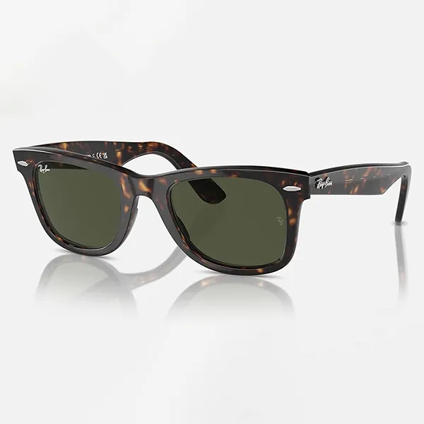 Kính Mát Rayban Original Wayfarer Classic Sunglasses RB2140 902 54-18 Màu Xanh/Havana - Kính mắt - Vua Hàng Hiệu