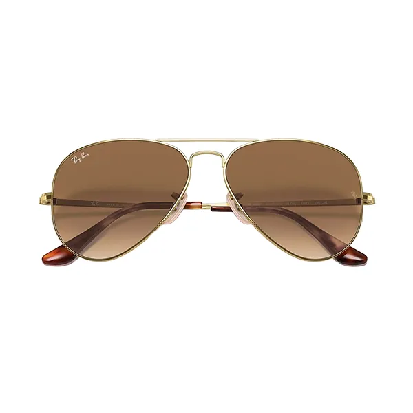 Kính Mát Rayban Aviator Metal II Sunglasses RB3689 914751 Màu Vàng Nâu Size 58