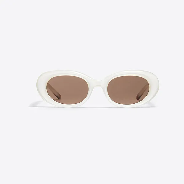 Kính Mát Unisex Gentle Monster GM Eve WC6 Màu Nâu Trắng - Kính mắt - Vua Hàng Hiệu