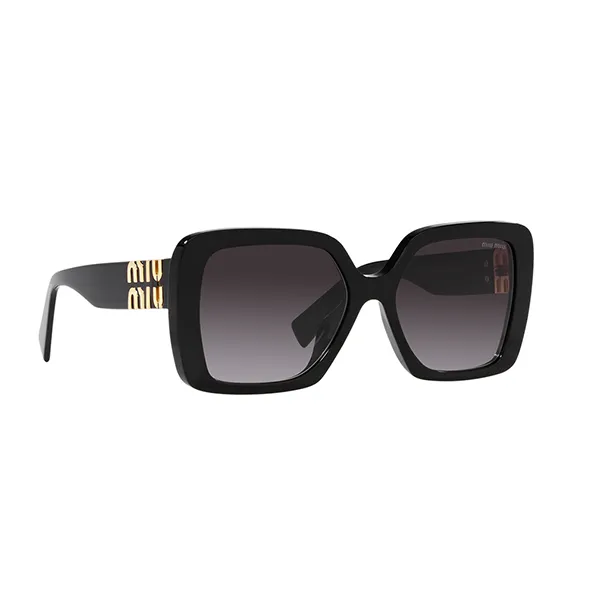 Kính Mát Unisex Miu Miu Sunglasses Glimpse MU 10YS 1AB5D1 Black Màu Đen Xám - Kính mắt - Vua Hàng Hiệu