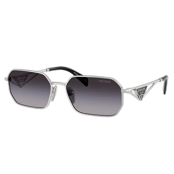 Kính Mát Prada Sunglasses PR A51S 1BC 90A Silver Màu Bạc Tím