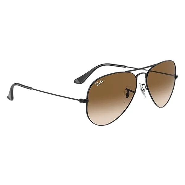 Kính Mát Unisex Rayban Aviator Gradient Brown Sunglasses RB3025 002/51 Màu Đen Nâu Size 55