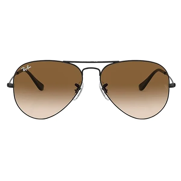 Kính Mát Unisex Rayban Aviator Gradient Brown Sunglasses RB3025 002/51 Màu Đen Nâu Size 55