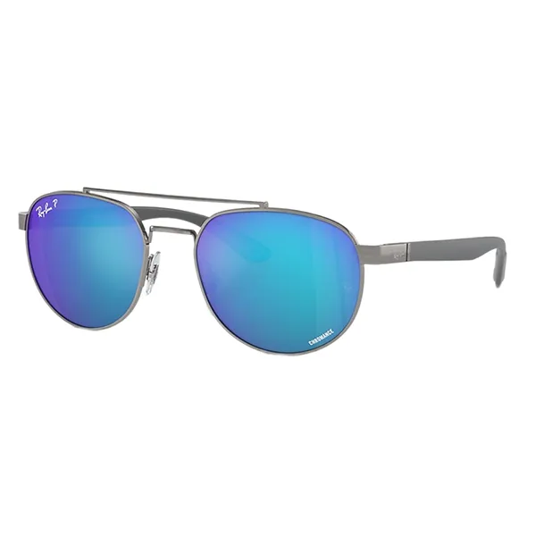 Kính Mát Unisex Rayban Aviator Sunglasses RB3736CH 004/A1 Chromance Màu Xanh Bạc - Kính mắt - Vua Hàng Hiệu