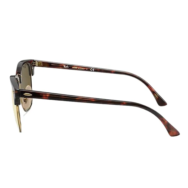 Kính Mát Unisex Rayban Clubmaster Flash Gradient RB3016 990/7O Màu Nâu - Vàng Size 49