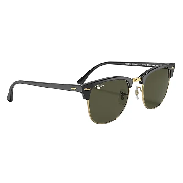 Kính Mát Unisex Rayban Clubmaster Sunglasses RB3016F W0365 Màu Đen - Xanh - Kính mắt - Vua Hàng Hiệu
