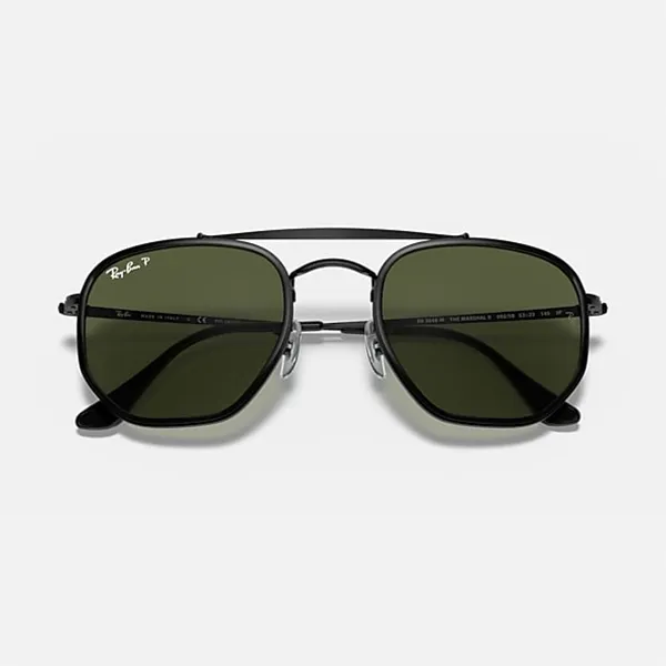 Kính Mát Unisex Rayban Marshal II Sunglasses RB3648 002/58 Màu Xanh Đen