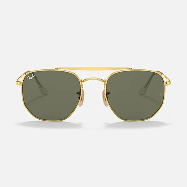 Kính Mát Unisex Rayban Marshal Sunglasses RB3648 001 Màu Xanh Vàng Size 51 - Kính mắt - Vua Hàng Hiệu