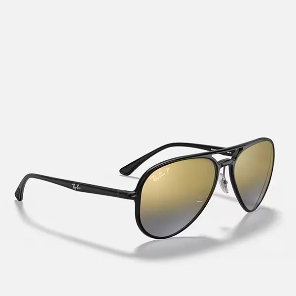 Kính Mát Unisex Rayban RB4320CH 601/J0 Màu Đen Vàng - Kính mắt - Vua Hàng Hiệu