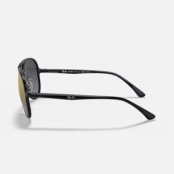 Kính Mát Unisex Rayban RB4320CH 601/J0 Màu Đen Vàng - Kính mắt - Vua Hàng Hiệu