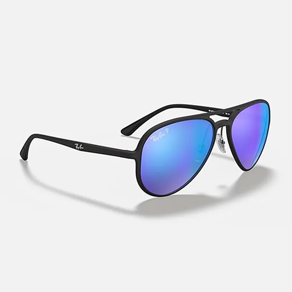 Kính Mát Unisex Rayban RB4320CH 601SA1 Màu Đen Xanh - Kính mắt - Vua Hàng Hiệu