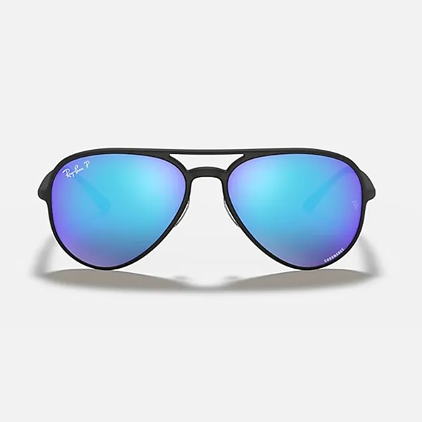 Kính Mát Unisex Rayban RB4320CH 601SA1 Màu Đen Xanh - Kính mắt - Vua Hàng Hiệu