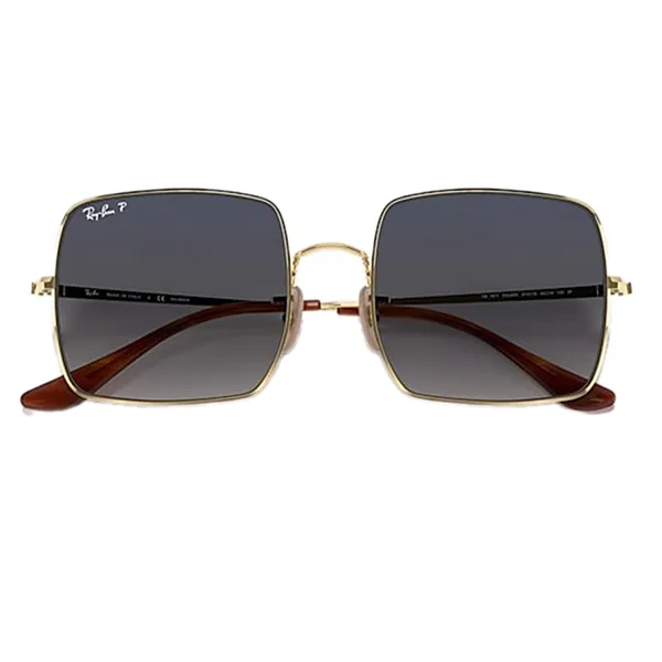 Kính Mát Unisex Rayban Square 1971 Classic Sunglasses RB1971 914778 Màu Xanh - Vàng - Kính mắt - Vua Hàng Hiệu