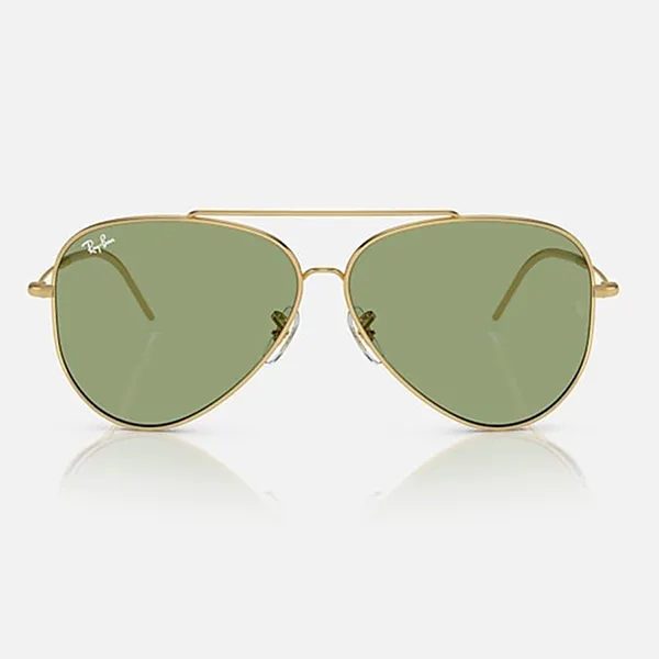 Kính Mát Unisex Rayban Sunglasses Aviator Reverse RBR0101S 001/82 Green Màu Xanh Vàng Size 59 - Kính mắt - Vua Hàng Hiệu