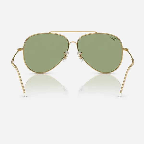 Kính Mát Unisex Rayban Sunglasses Aviator Reverse RBR0101S 001/82 Green Màu Xanh Vàng Size 59 - Kính mắt - Vua Hàng Hiệu