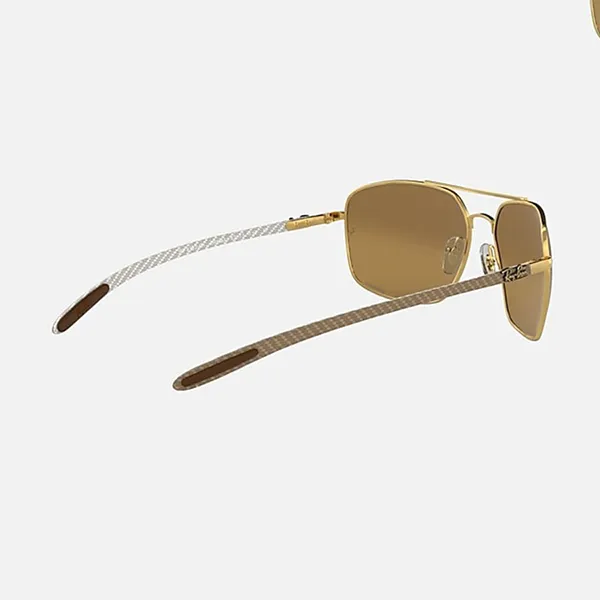 Kính Mát Unisex Rayban Sunglasses RB8322 Chromance Màu Nâu Vàng