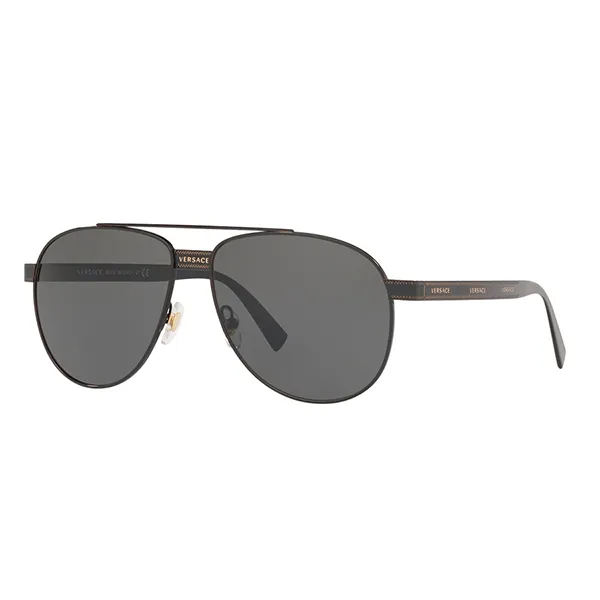 Kính Mát Versace Sunglasses VE2209 100987 Màu Xám/Đen
