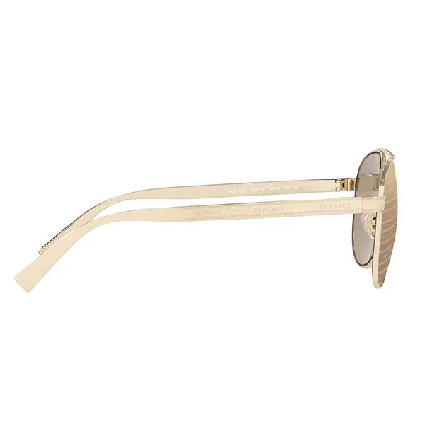 Kính Mát Versace Sunglasses VE2209 1252V3 Màu Nâu/Vàng