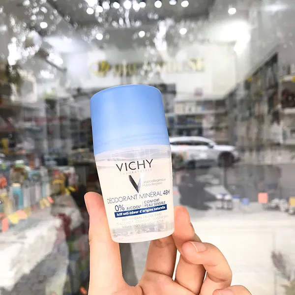 Lăn Khử Mùi Vichy 48H Mineral Deodorant Roll-On 50ml - Lăn khử mùi - Vua Hàng Hiệu