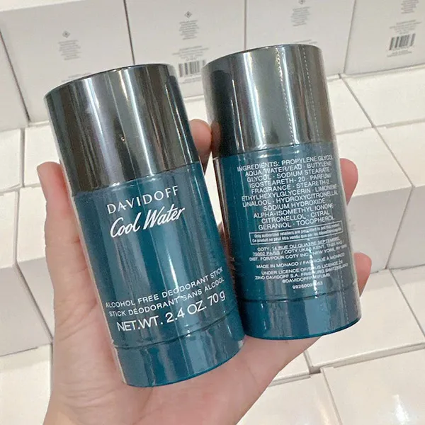 Lăn Khử Mùi Nam Davidoff Cool Water Deodorant Stick 70g