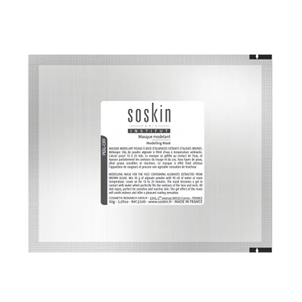 Mặt Nạ Tảo Soskin Modelling Mask Silic Hỗ Trợ Tạo Hình V-Line Và Làm Trắng, Se Khít Lỗ Chân Lông 30g - Mặt nạ - Vua Hàng Hiệu