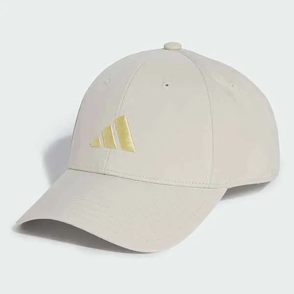 Mũ Adidas New Logo Embroidered Baseball Cap JP0352 Màu Kem Size 54-57
