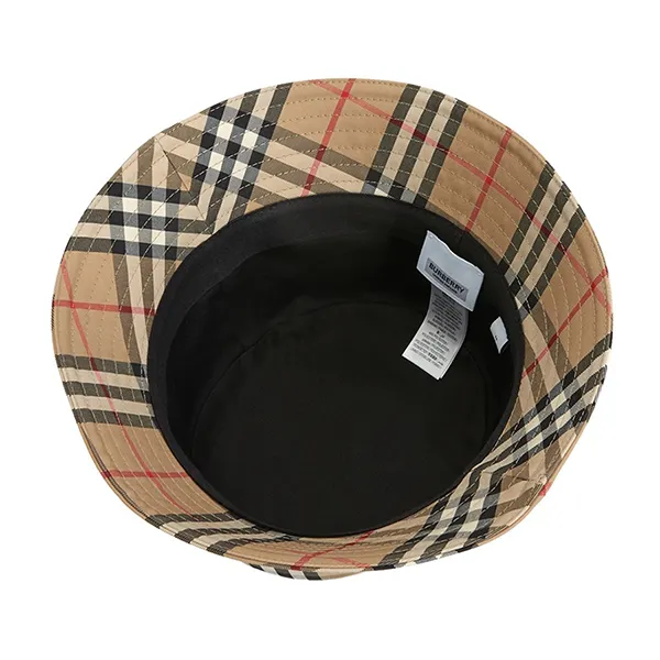 Mũ Burberry Vintage Check Technical Cotton Bucket Hat 8026927 Màu Beige Size L - Mũ nón - Vua Hàng Hiệu