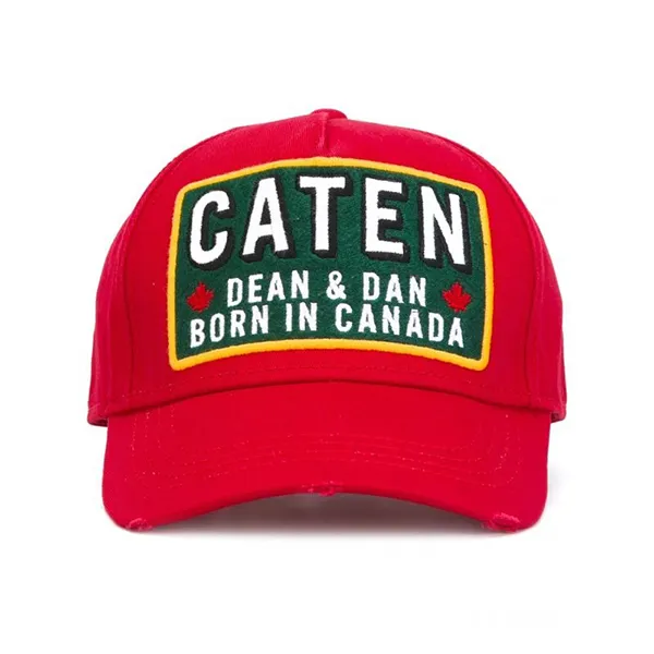 Mũ DSquared2 Caten Cotton Canvas Cap Màu Đỏ