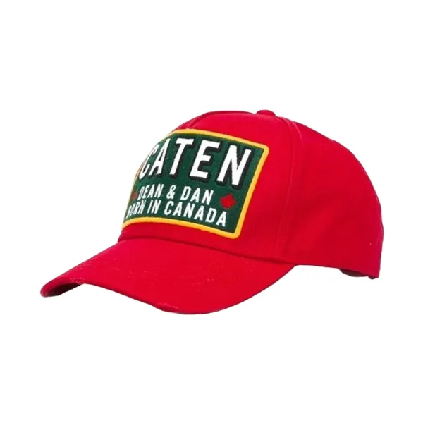 Mũ DSquared2 Caten Cotton Canvas Cap Màu Đỏ