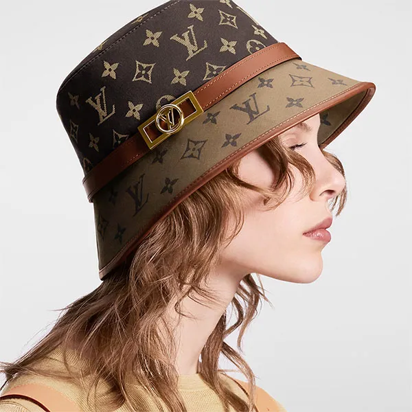 Mũ Gucci Dauphine Bucket M7277M Màu Nâu Be Size S - Mũ nón - Vua Hàng Hiệu