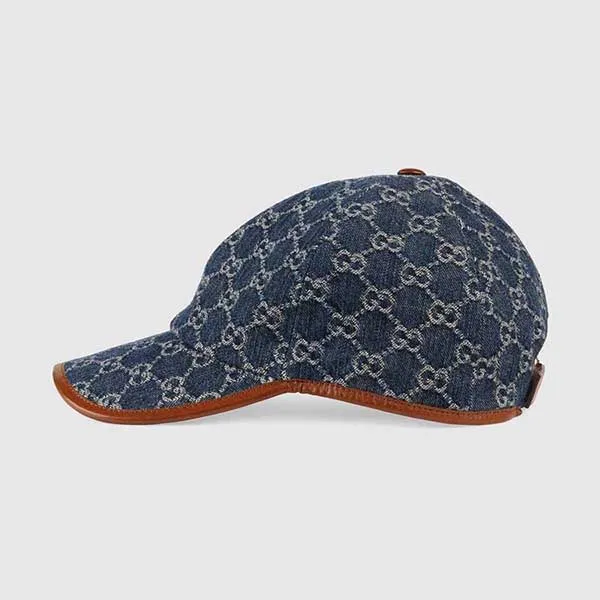 Mũ Gucci GG Baseball Hat Blue Ivory 656206-4HAC3-4264 Màu Xanh Blue Size M - Mũ nón - Vua Hàng Hiệu