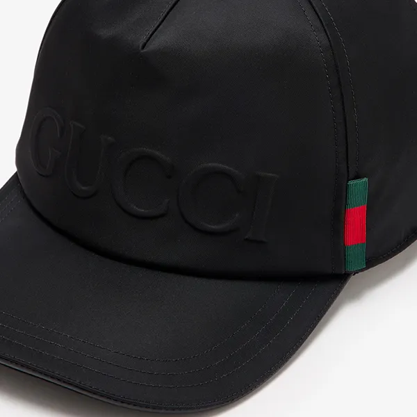 Mũ Gucci Logo Web Baseball Hat 813461 4HBD2 1060 Màu Đen Size S - Mũ nón - Vua Hàng Hiệu