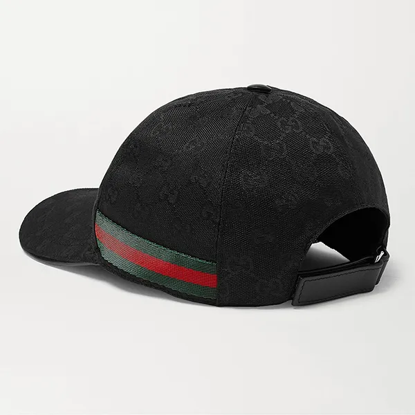 Mũ Gucci Original GG Canvas Baseball Cap With Detail 200035 KQWBG 1060 Màu Đen Size S - Mũ nón - Vua Hàng Hiệu