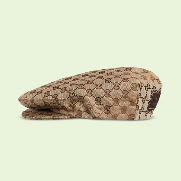 Mũ Gucci Original GG Canvas Flat Beige Brown 696856-4HAOB-9764 Màu Nâu - Mũ nón - Vua Hàng Hiệu