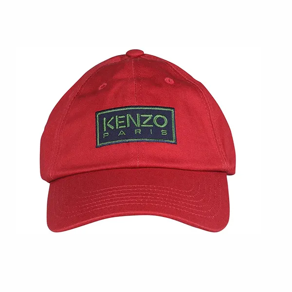 Mũ Kenzo Logo Patch Baseball Cap FC65AC911F32 Màu Đỏ