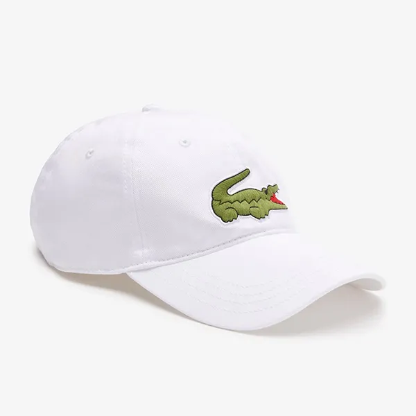 Mũ Lacoste Baseball Cap RK9871 Màu Trắng