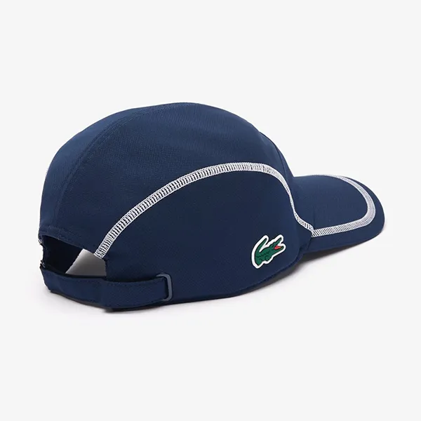 Mũ Unisex Lacoste Color Block Floral Tennis Cap RK7574 423 Màu Xanh Navy