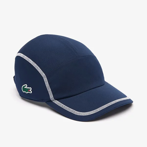 Mũ Unisex Lacoste Color Block Floral Tennis Cap RK7574 423 Màu Xanh Navy
