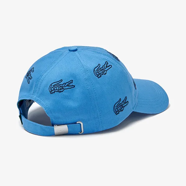 Mũ Lacoste Embroidered-Croc Cotton Cap RK9401 Z2R Màu Xanh Dương
