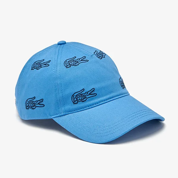 Mũ Lacoste Embroidered-Croc Cotton Cap RK9401 Z2R Màu Xanh Dương