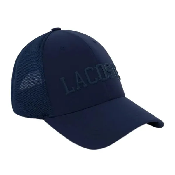 Mũ Lacoste Lettering Baseball Cap RK242E 54G 166 Màu Xanh Navy